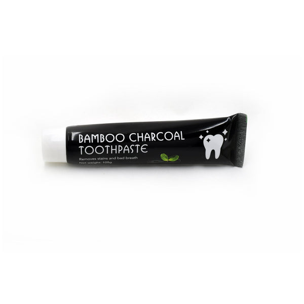 6 BUNDLE PACK Bamboo Activated Charcoal Toothpaste