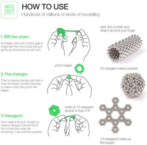 5mm Magnet Stress Ball Set